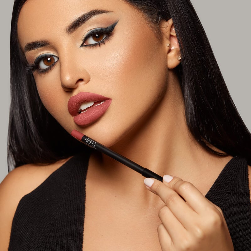 K7L Rustic Brown Lip Crayon (Vegan) - Waterproof and Smudge-Proof Toast - Image 5